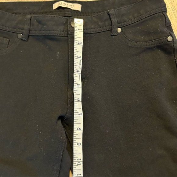 Active USA 5 Pockets Skinny Ponte Pants black - Picture 6 of 10